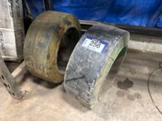 Lot of (2) Forklift Tires