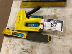 Lot of (2) Stanley Construction Staplers w/ T50 Staples
