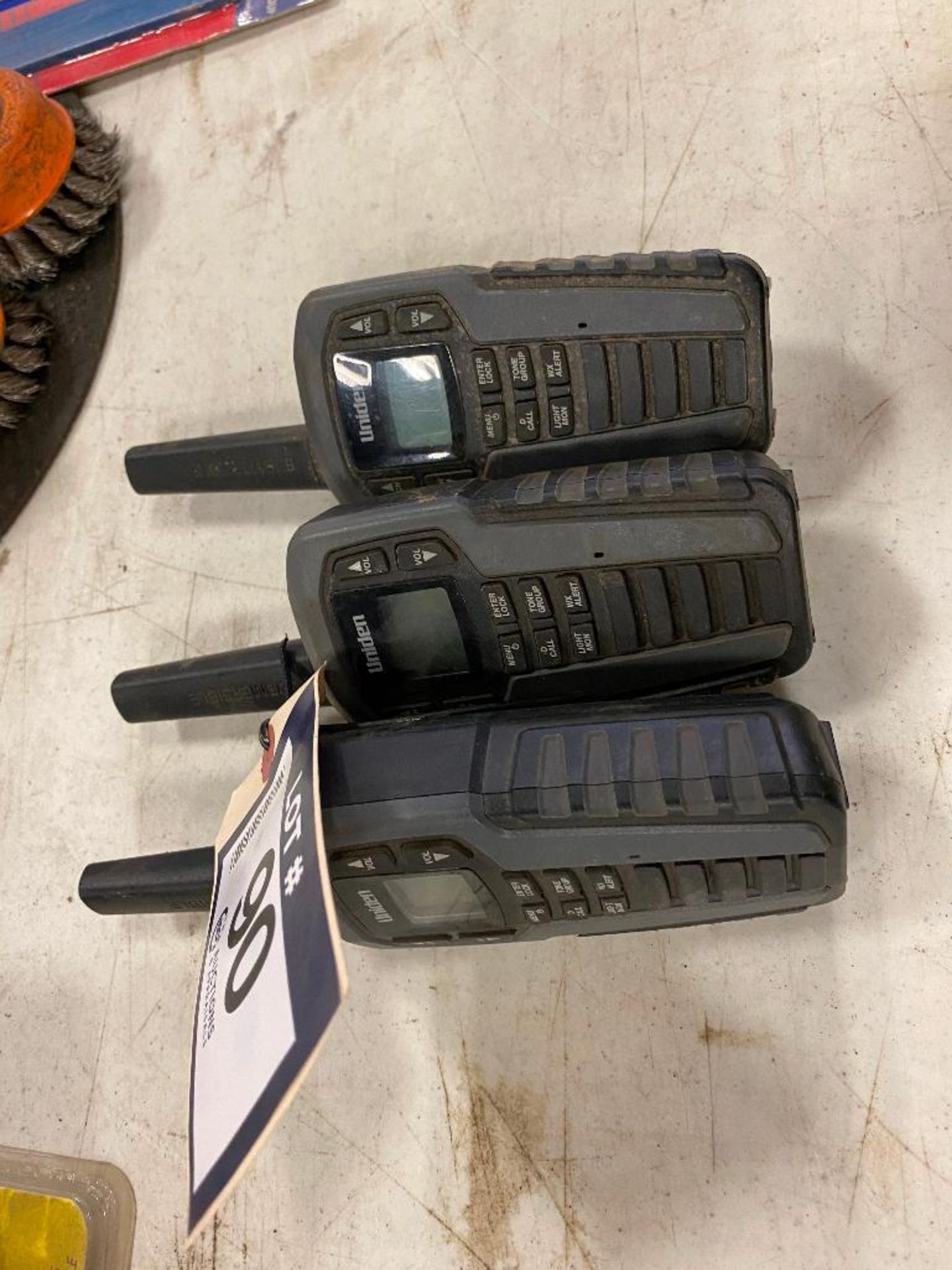 Lot of (3) Uniden 2-Way Radios