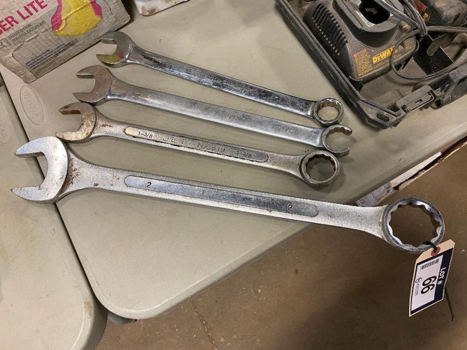 Lot of (4) Large Combination Wrenches - Image 2 of 2