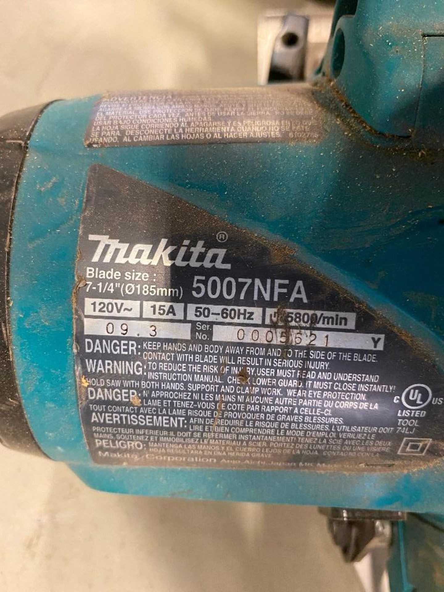 Makita 5007NFA 7-1/4" Electric Circular Saw - Image 3 of 3