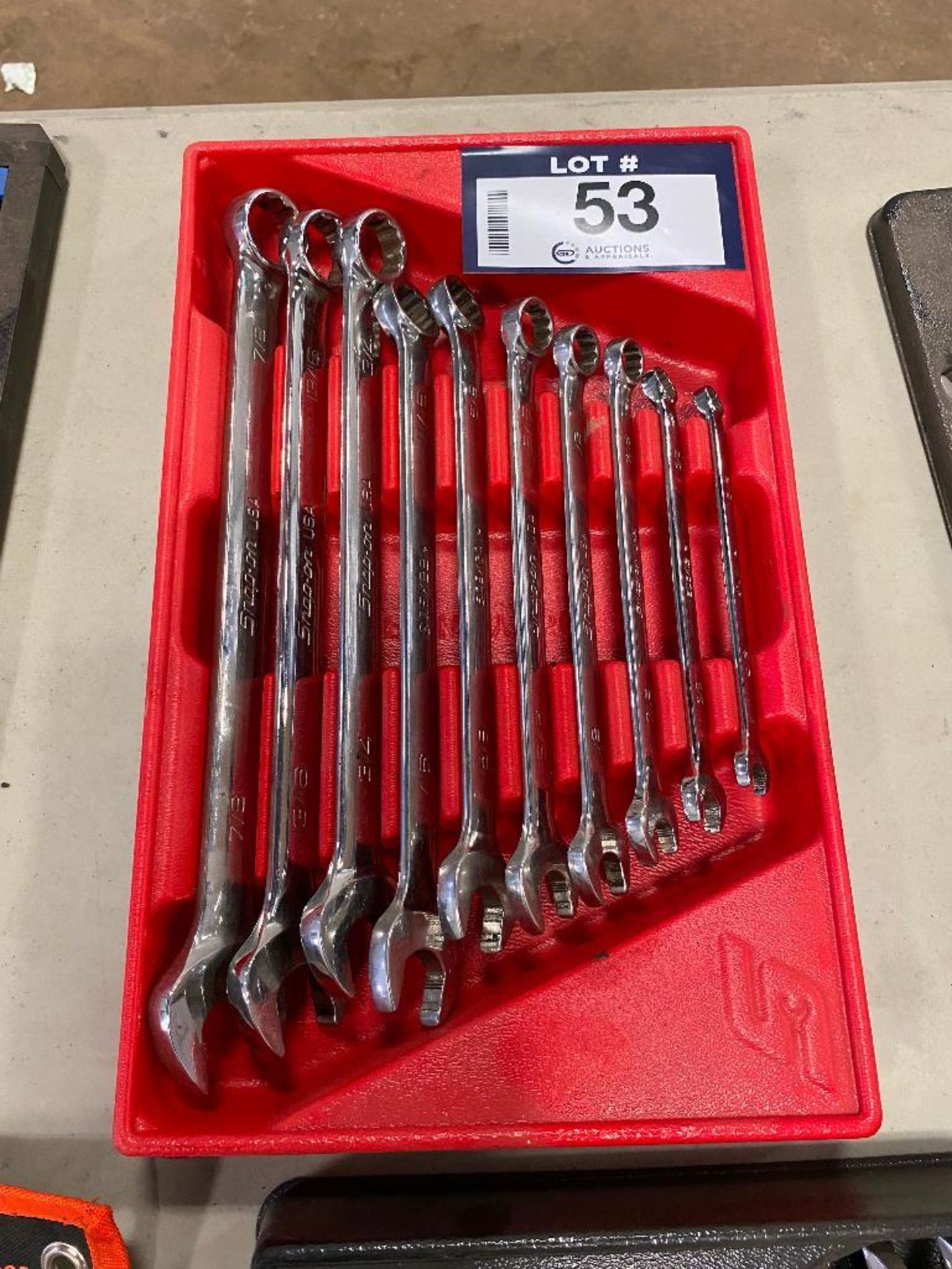 Snap-On SAE Wrench Set w/ Snap-On Tray - Image 2 of 3