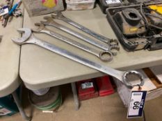 Lot of (4) Large Combination Wrenches