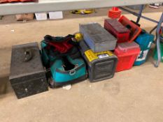 Lot of (8) Asst. Tool Cases/Bags, etc.