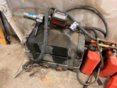 Lot of GPI 18Gpm Fuel Pump w/ Fill-Rite Series 900 Meter, Fuel Line, and Asst. Tank