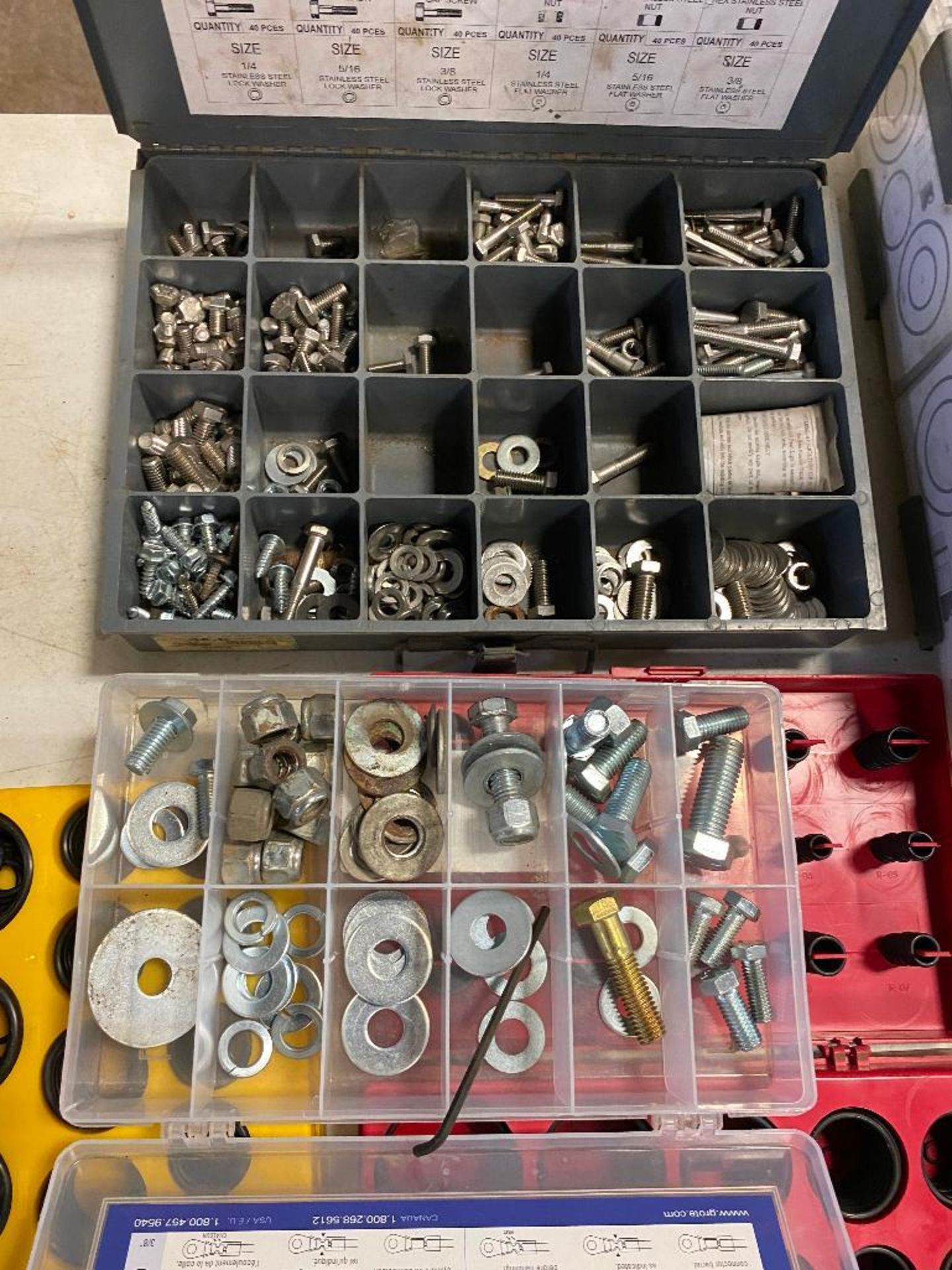 Lot of Asst. O-Rings, Grease Nipples, Cotter Pins, Hair Pins, Bolts, Nuts, etc. - Image 3 of 5