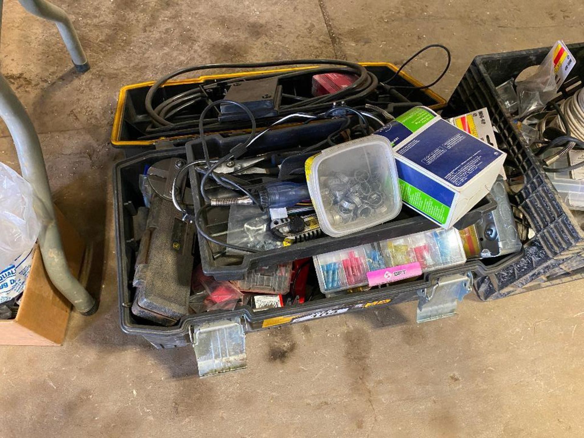 Lot of Asst. Electrical Supplies including Wire, Terminal Connectors, Fuses, Cutters, etc. - Image 2 of 5