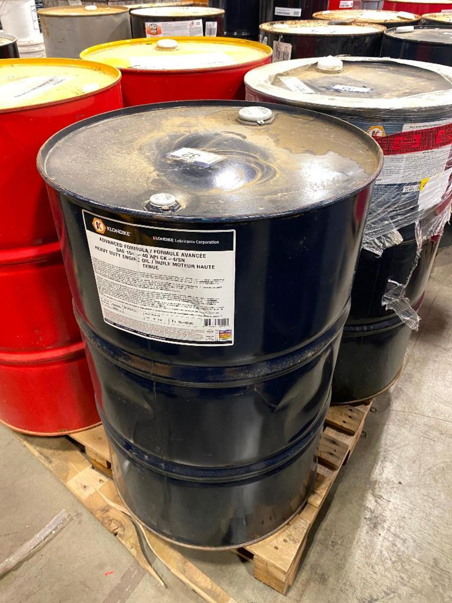 (1) 208L Drum of Klondike 15W-40 Engine Oil