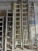 Lot of (2) Fiberglass 10' Ladders