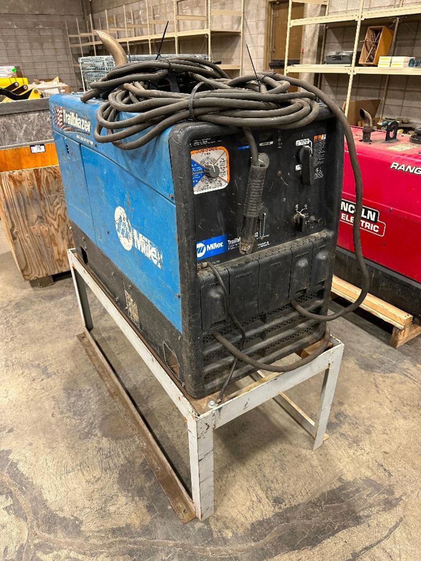 Miller Trailblazer 302 Gasoline Welder/ Generator w/ Stand, Cables, Torch, Hrs N/A - Image 2 of 8