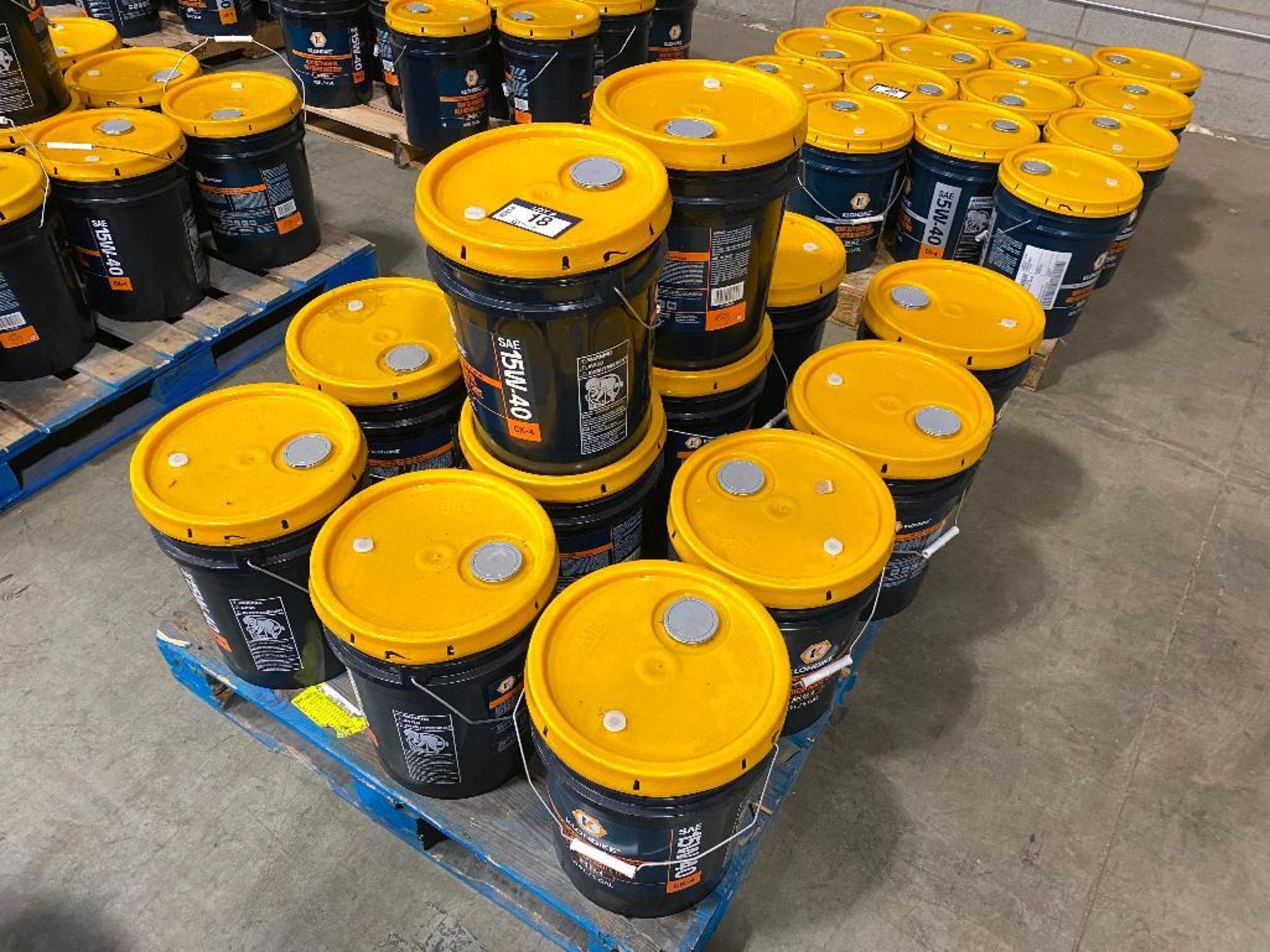 Lot of (14) Pails of Klondike 15W-40 Motor Oil - Image 2 of 3