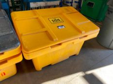 Lot of (1) Weatherproof Storage Bin