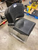 Lot of (6) Plastic Stacking Chairs