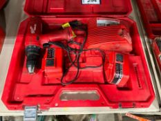 Milwaukee 14.4V Drill w/ (2) Batteries and Charger