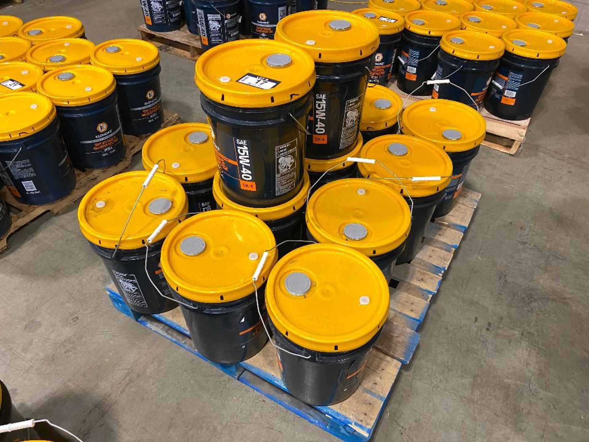 Lot of (14) Pails of Klondike 15W-40 Motor Oil - Image 2 of 3