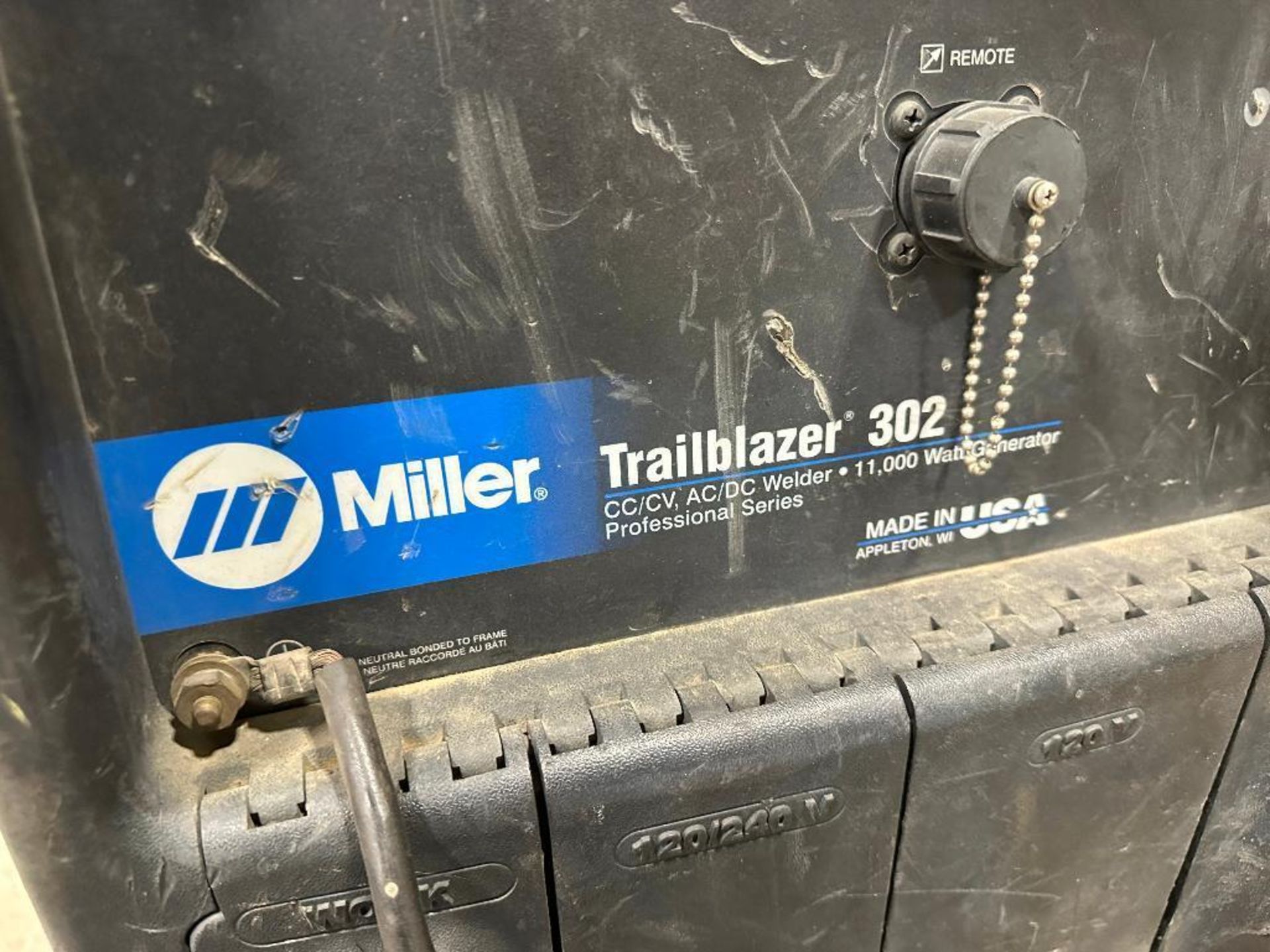 Miller Trailblazer 302 Gasoline Welder/ Generator w/ Stand, Cables, Torch, Hrs N/A - Image 4 of 8