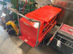 Hydraulic Hand Electric Table Truck ETF100SD, 2,200lb. Capacity