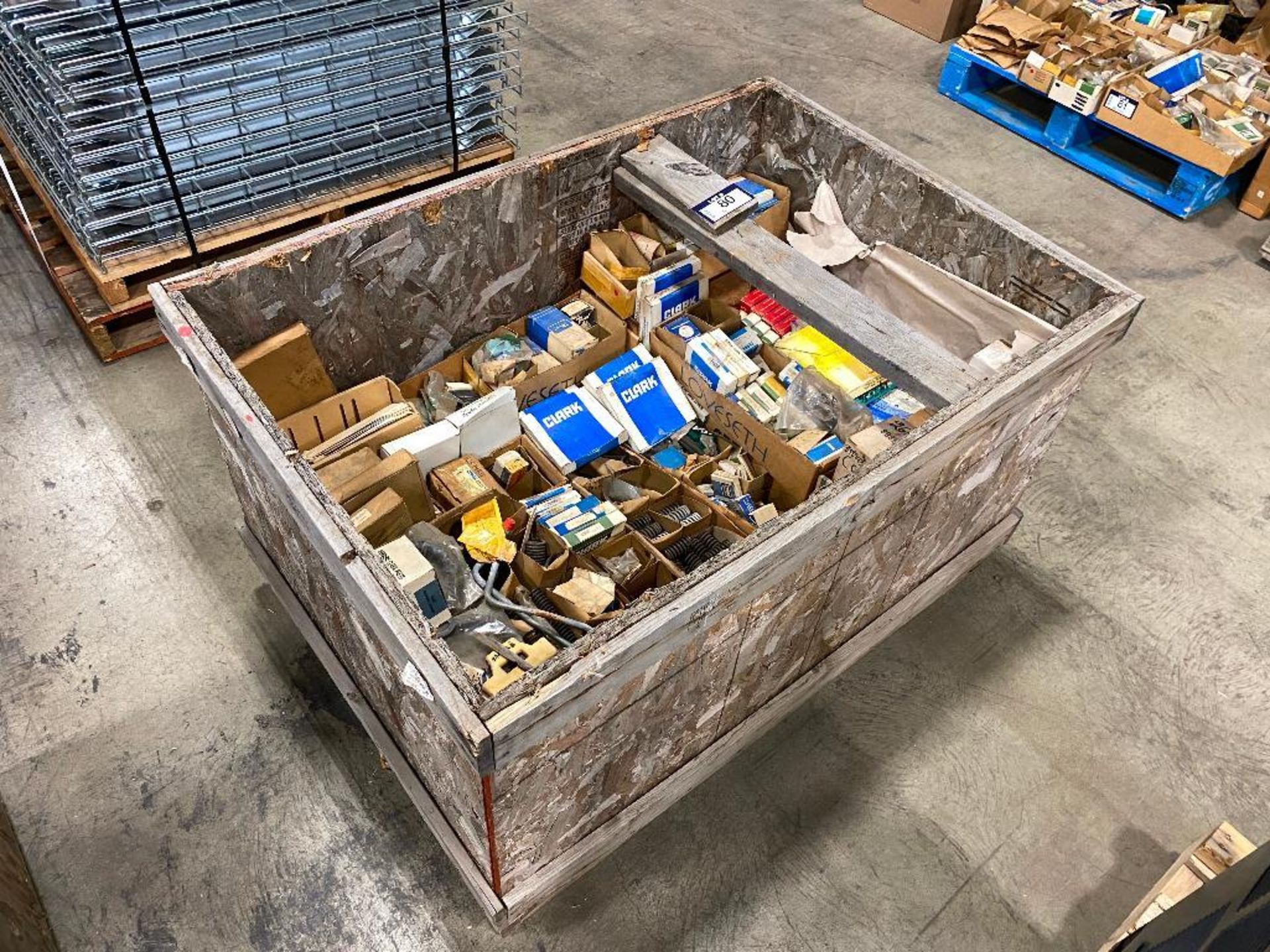 Crate of Asst. Clark Parts