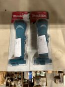 Lot of (2) Makita 12V Flashlights