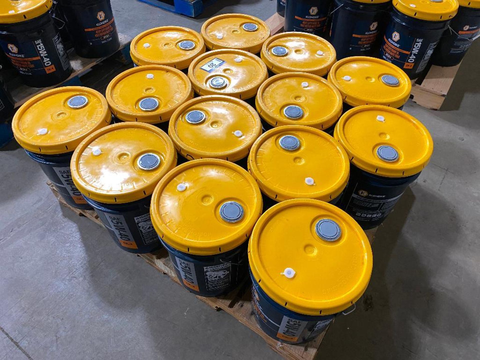 Lot of (14) Pails of Klondike 5W-40 Motor Oil - Image 3 of 4