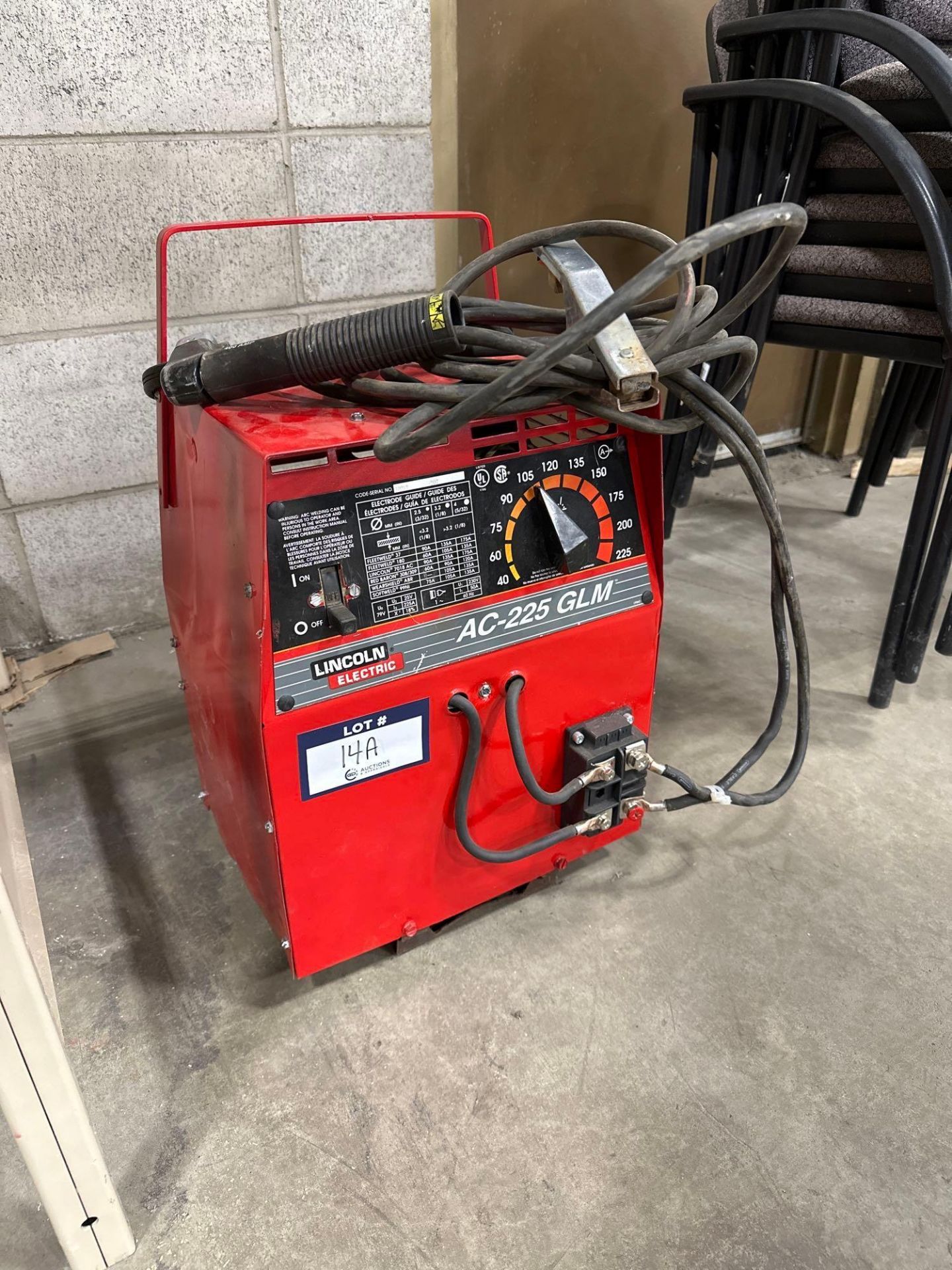 Lincoln Electric AC-225 GLM Stick Welder - Image 2 of 3
