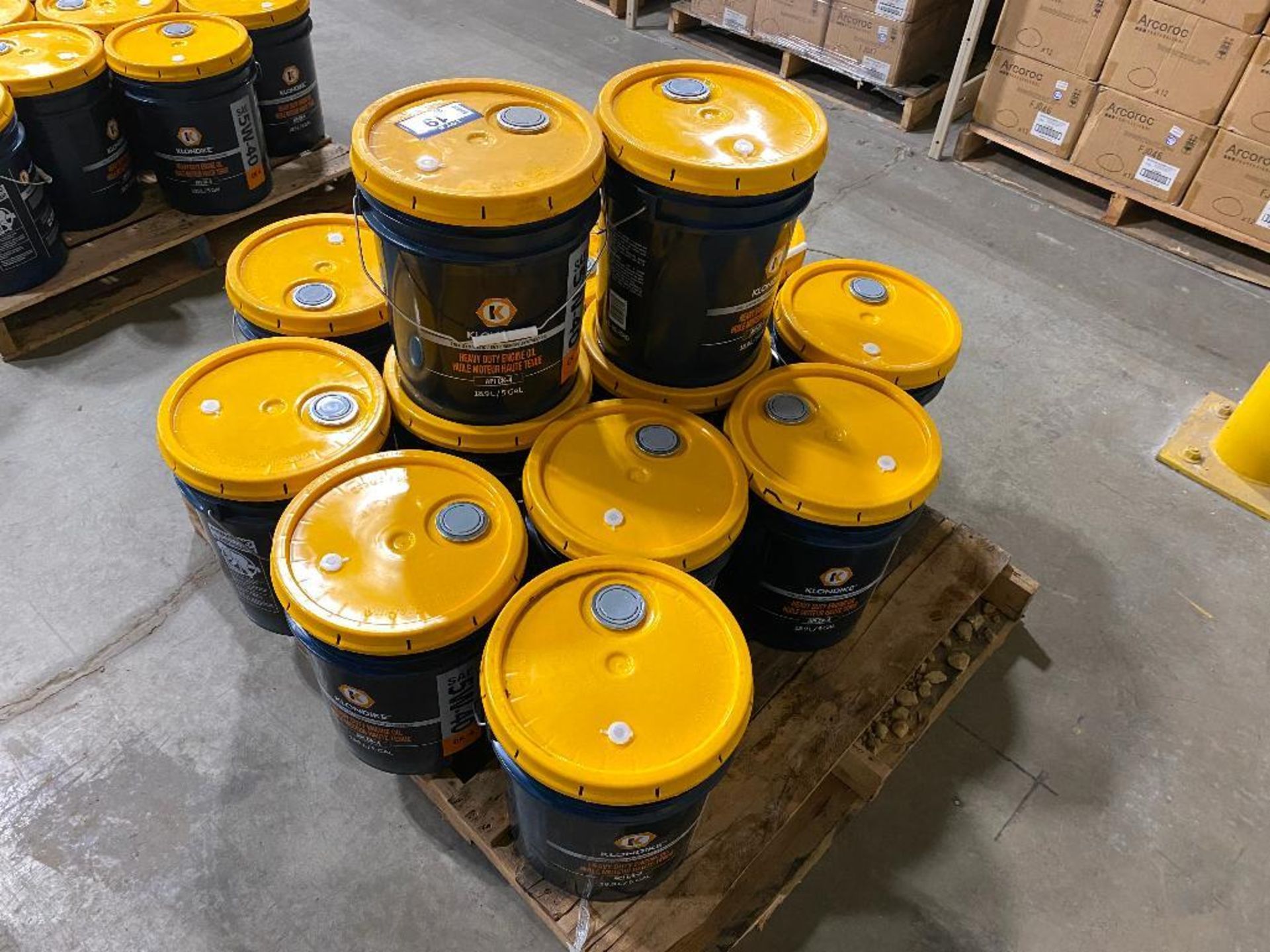 Lot of (14) Pails of Klondike 5W-40 Motor Oil - Image 2 of 3