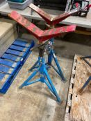 Lot of (2) V-Head Pipe Stands