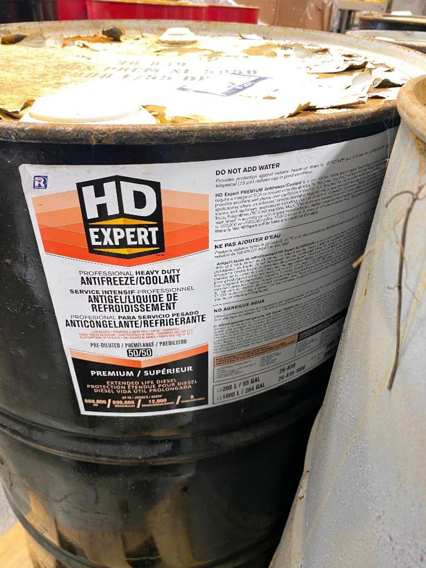 (1) 208L Drum of HD Expert Antifreeze Coolant - Image 3 of 3