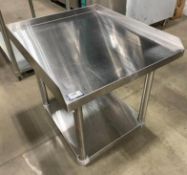 24" STAINLESS STEEL EQUIPMENT STAND