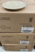 3 CASES OF CANYON RIDGE SAND 6 1/2" PLATE - 36/CASE, ARCOROC - NEW