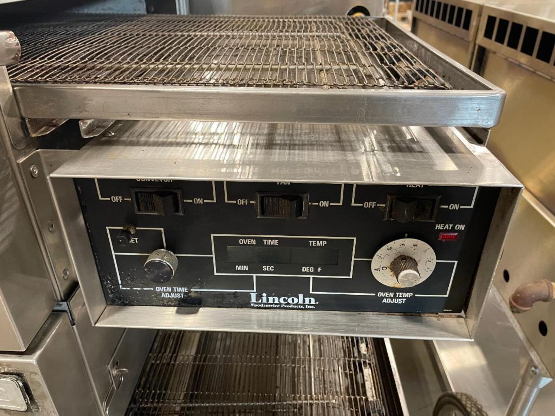 LINCOLN 1132 DOUBLE IMPINGER ELECTRIC CONVEYOR PIZZA OVEN - Image 8 of 13