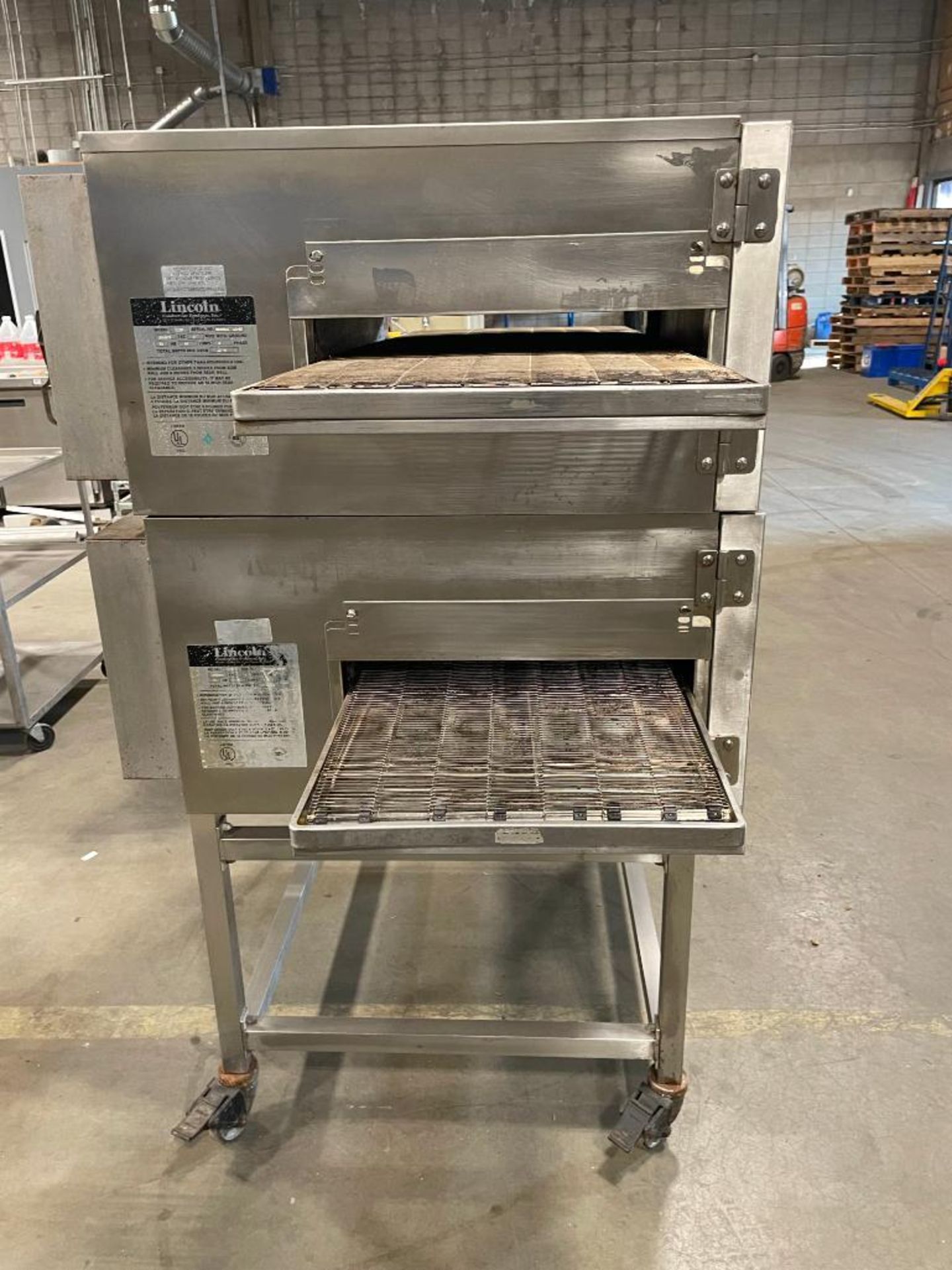 LINCOLN 1132 DOUBLE IMPINGER ELECTRIC CONVEYOR PIZZA OVEN - Image 11 of 13
