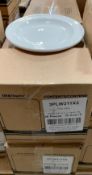 2 CASES OF DUDSON CLASSIC 6 3/8" MID RIM PLATES - 36/CASE, MADE IN ENGLAND