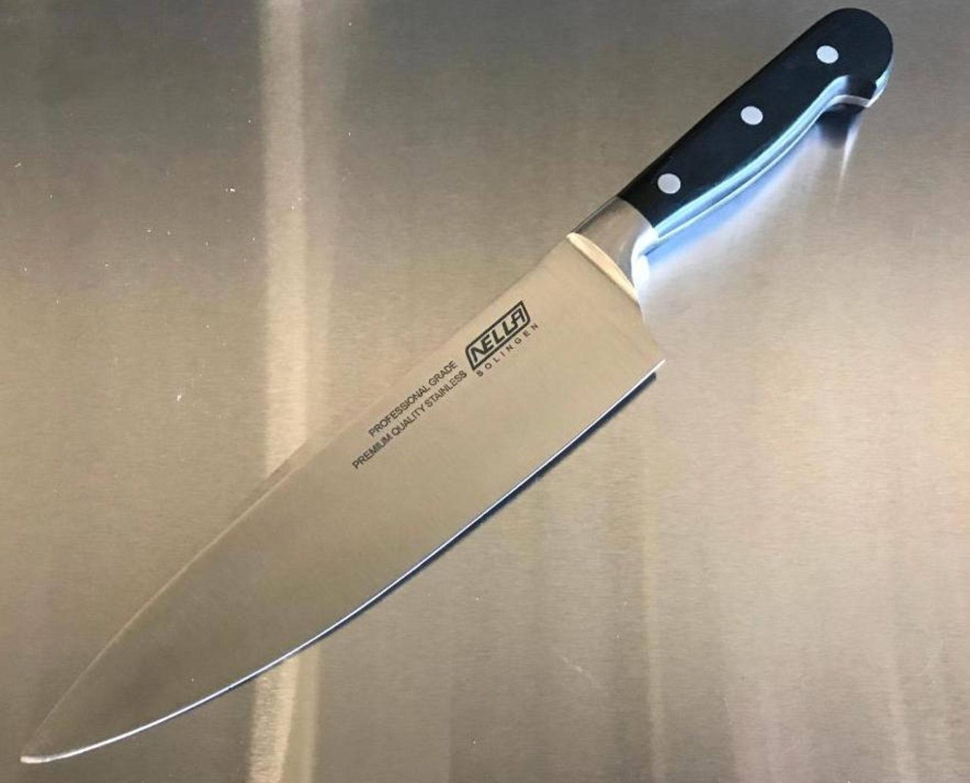 8" NELLA FORGED CHEF'S KNIFE, NELLA 11588 - NEW - Image 3 of 5