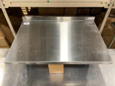 JOHN BOOS EWS8-1624 - 24" X 16" STAINLESS STEEL WALL SHELF