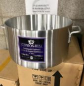 20QT HEAVY DUTY ALUMINUM SAUCE POT, JOHNSON ROSE 65820 - NEW