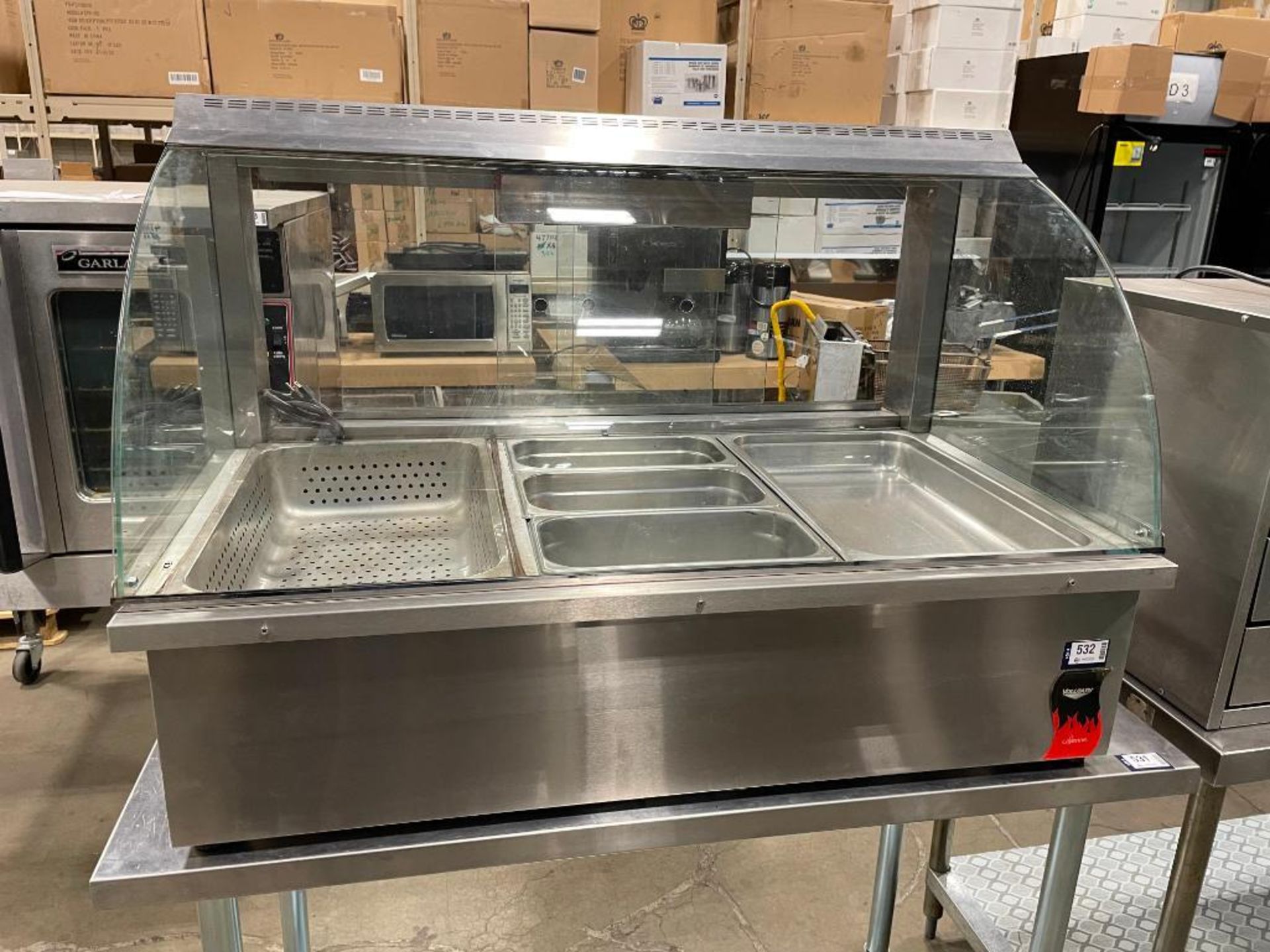 VOLLRATH 40732 CAYENNE BAIN MARIE HOT FOOD DISPLAY CASE - Image 2 of 10