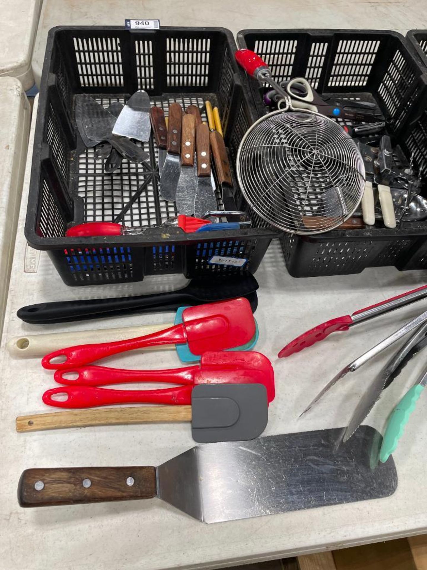 (3) BASKETS OF ASSORTED KITCHEN UTENSILS - Image 2 of 4