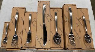 NEW 252 PIECES CHEF & SOMMELIER KYA SILVERWARE SET INCLUDING: