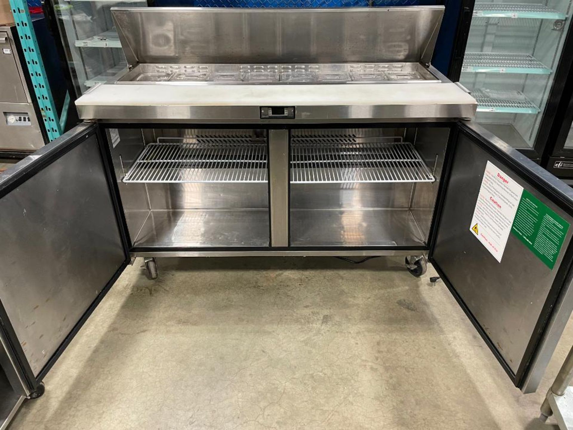 ATOSA MSF8303GR - 60" REFRIGERATED STANDARD TOP SANDWICH PREP TABLE - Image 2 of 17