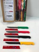 MUNDIAL 4.25" ROUNDED TIP UTILITY KNIFE - LOT OF 12 - 6629-4 1/4 - NEW