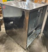 STAINLESS STEEL MOBILE STORAGE CABINETS *NO REFRIGERATION*