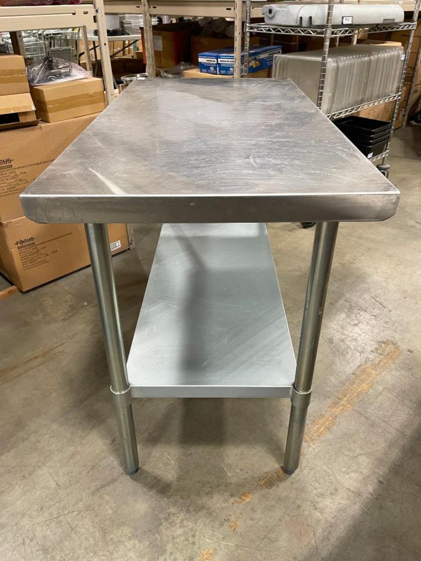 48" X 24" STAINLESS STEEL WORK TABLE - Image 5 of 5