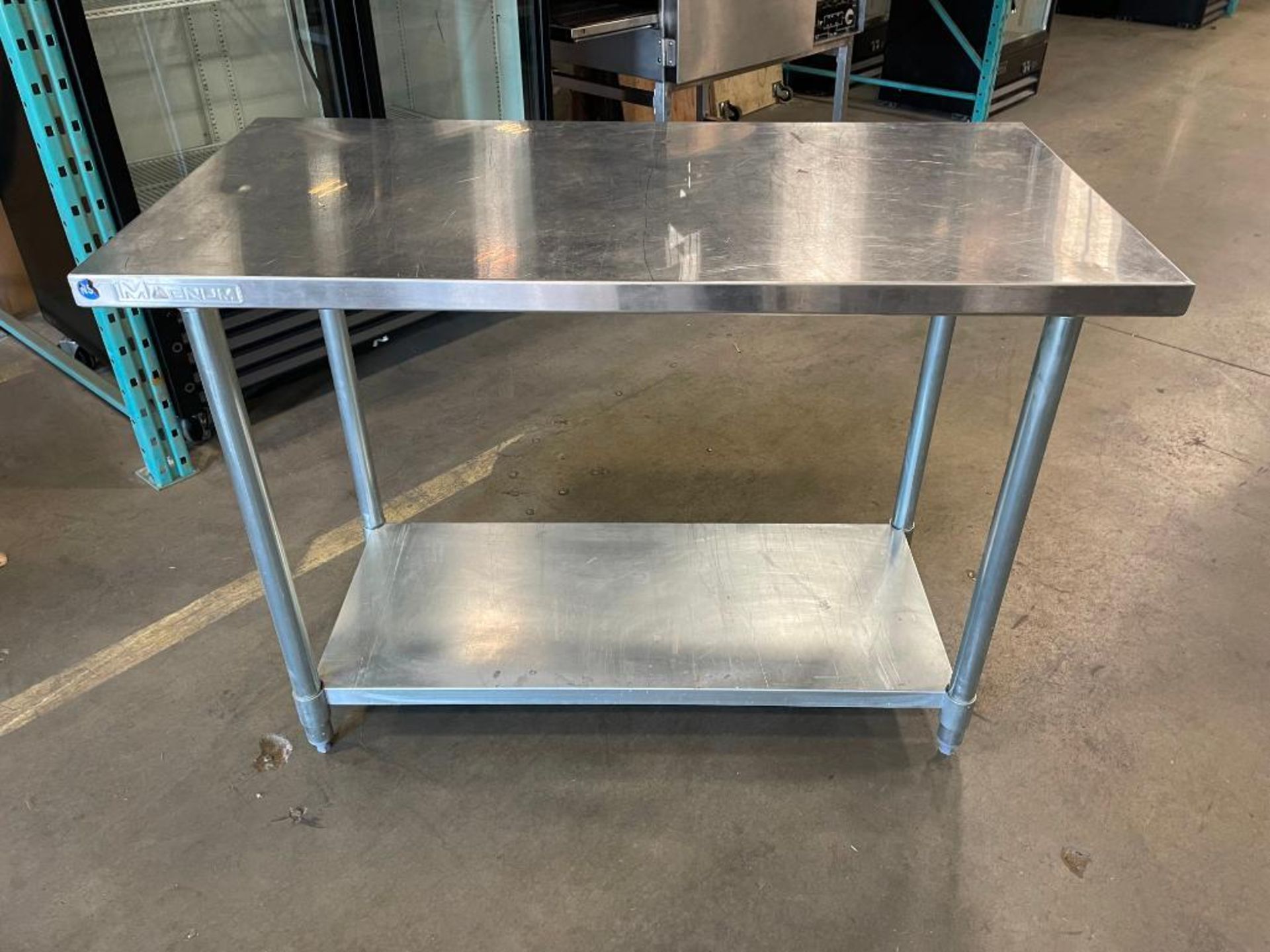 48" STAINLESS STEEL WORK TABLE - Image 4 of 4