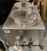 SYBO ZCK165BT-4 COMMERCIAL GRADE STAINLESS STEEL BAIN MARIE FOOD WARMER