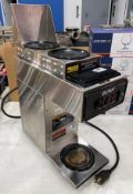 BUNN CWT-35-3T 12 CUP AUTOMATIC COFFEE BREWER WITH 3 WARMERS *NO BASKET*