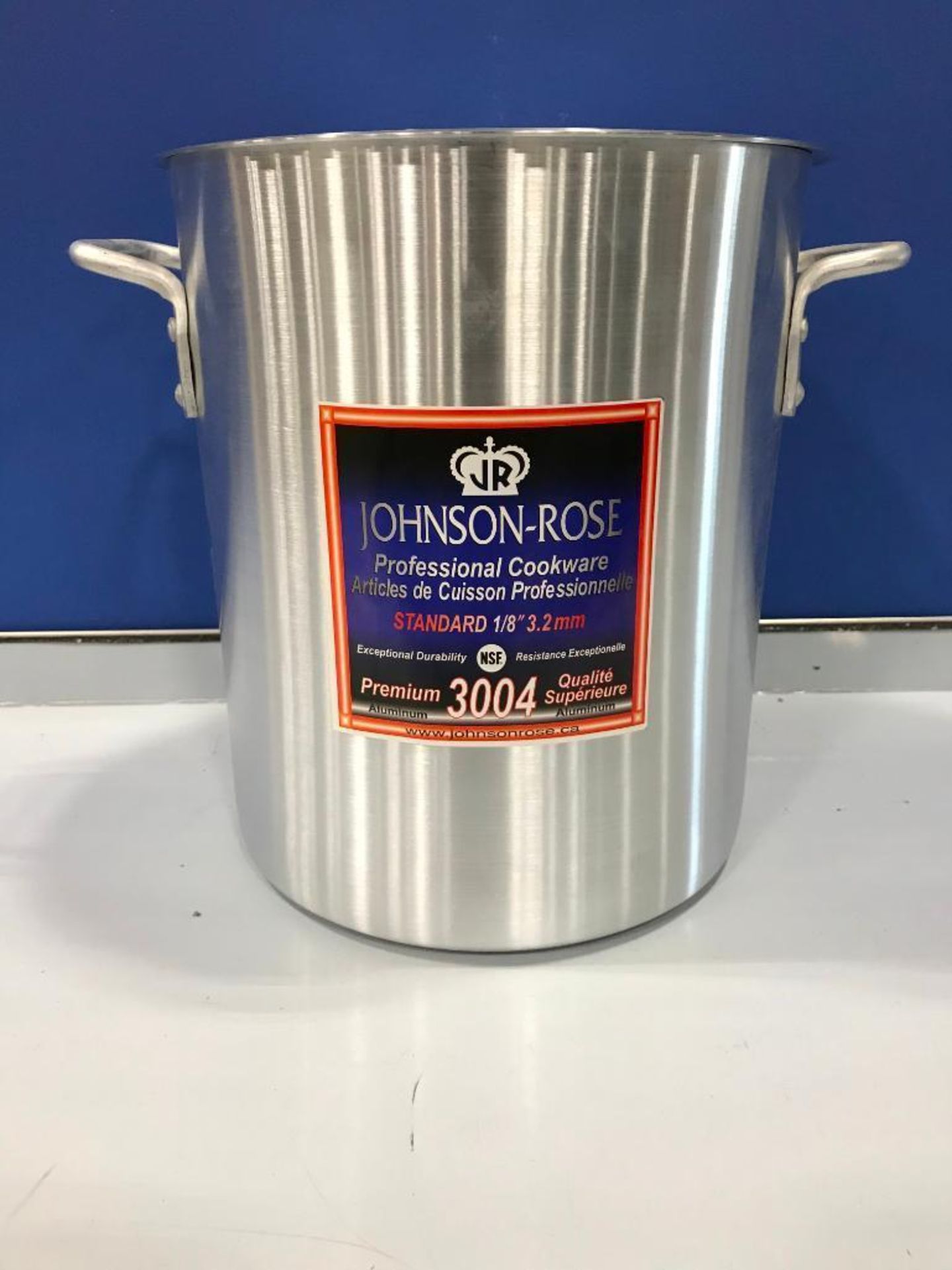 16QT PREMIUM ALUMINUM STOCK POT WITH COVER, JOHNSON ROSE 65516 - NEW - Image 3 of 3