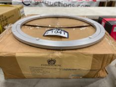 CASE OF 16" DIA LAZY SUSAN PLATFORM, STAINLESS STEEL BALL BEARING - JOHNSON ROSE 9656 - NEW