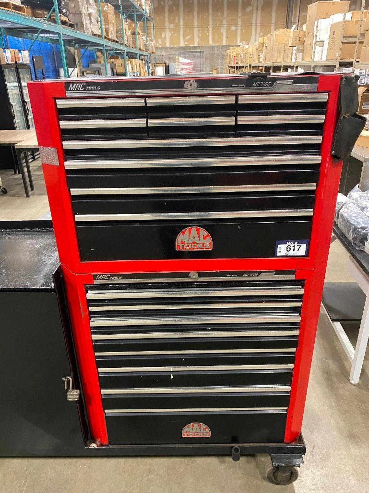 72" X 22" Custom Tool Chest and Cabinet w/ MAC Tools MB7100 Tool Chest - Image 4 of 6