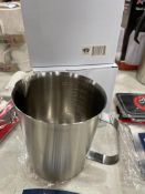 1000ML HEAVY DUTY STAINLESS GRADUATED MEASURE - NEW - LOT OF 2